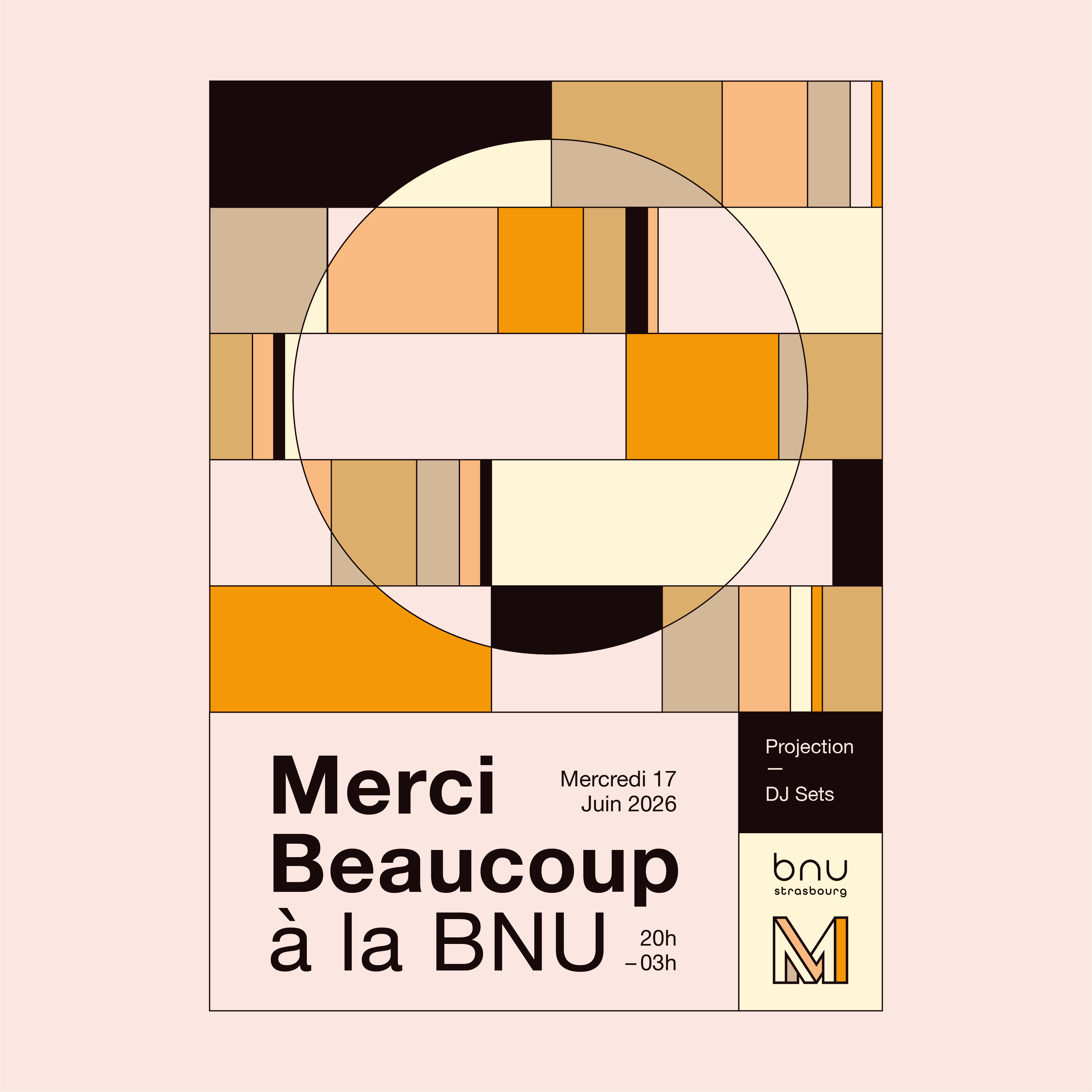 Merci beaucoup à la Bnu - Billet combiné film + DJ Sets